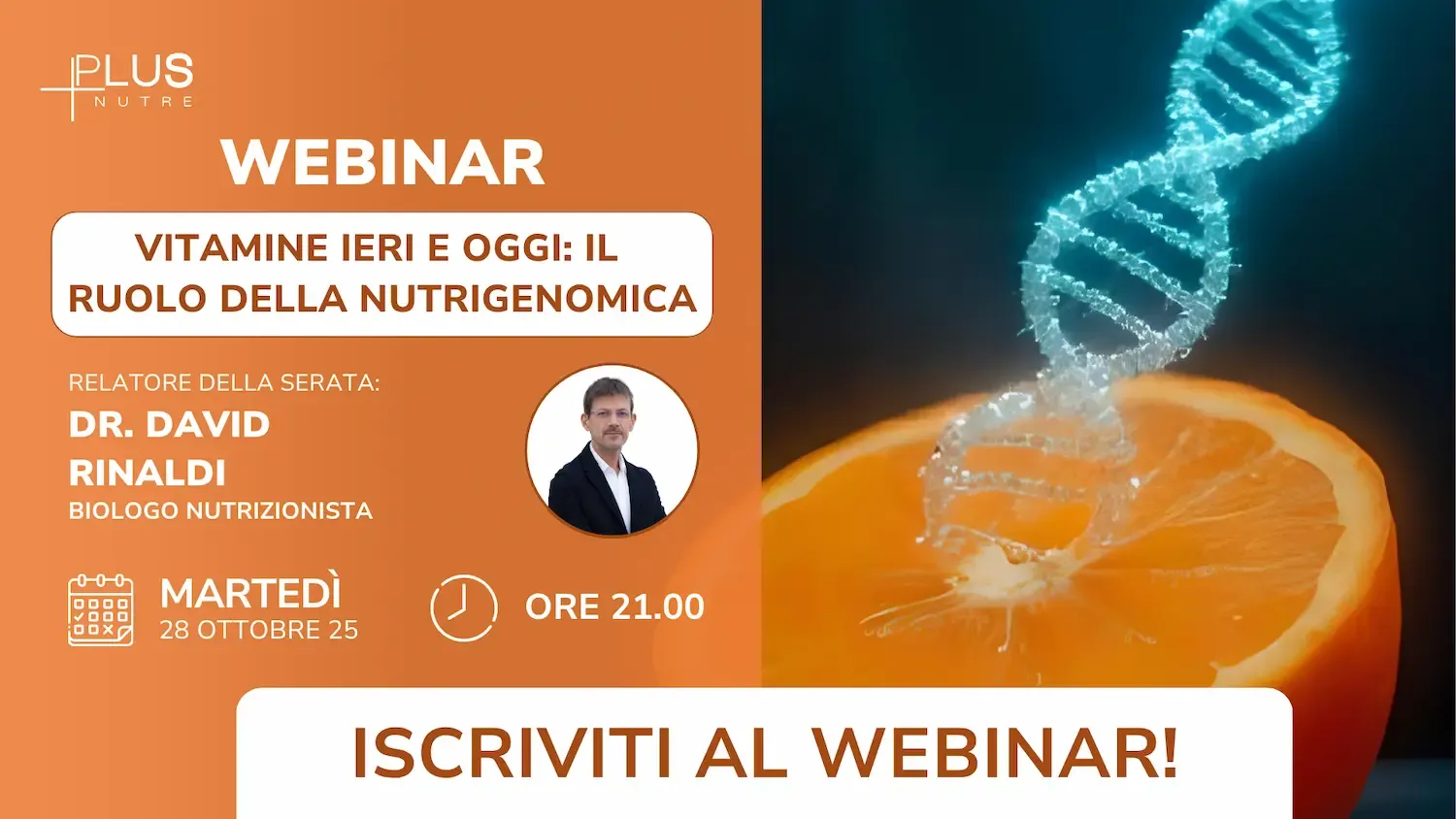 Webinar - Vitamine ieri e oggi: il ruolo della nutrigenomica